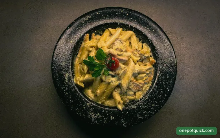 One-Pot Creamy Mushroom Pasta recipe