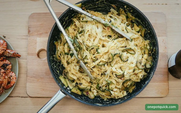 One-Pot Keto Shrimp Scampi with Zucchini Noodles — Italian-American recipe, 22 min