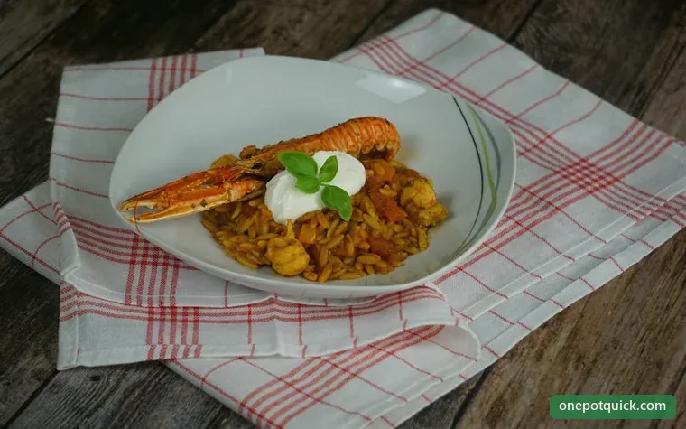 One Pot Lemon Chicken Orzo — Mediterranean recipe, 30 min